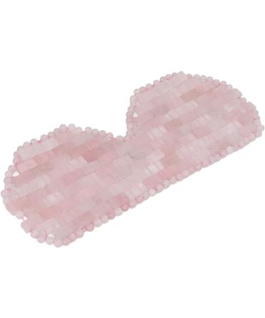 Natural Jade Eye Pads - Reduce Wrinkles Promote Sleep & Relieve Fatigue | Rose Quartz Cushions - Buy Online on GoSupps.com