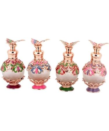 DFJOENVLDKHFE Vintage Patterned Glass Refillable Perfume Bottle Wedding Ladies Gifts (Size : Golden Shell Green Bottom15ml Color : 15) Golden Shell Green Bottom15ml 15 - Buy Online on GoSupps.com