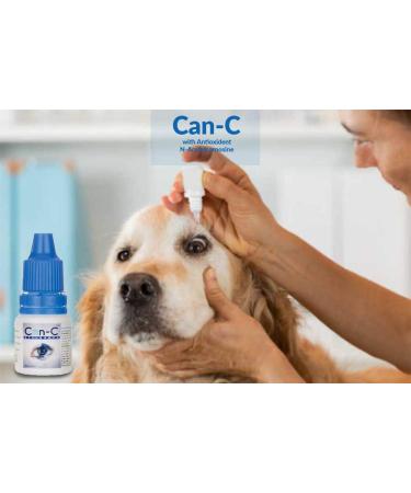Can-C Eye Drops 5ml Vials (2-Pack) with NAC & L Carnosine - includes Eye Glass Cleaner Spray and Cloth - Buy Online on GoSupps.com
