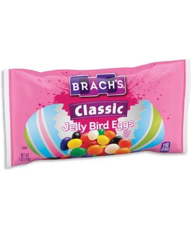 Brach's Limited Edition Classic Jelly Bird Eggs Jelly Beans Two 7 oz / 198 g Bags (Total of 14 oz / 396 g) - Buy Online on GoSupps.com