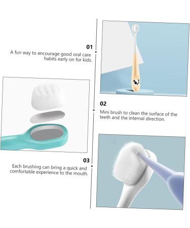 Anneome 3pcs Children Toothbrush Set - Soft Clean Abs Bristles for Kids Oral Care | International Shipping - Buy Online on GoSupps.com