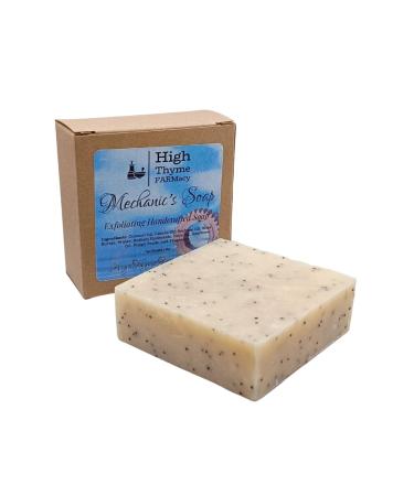 Mechanics Soap Bar - 5oz Citrus Exfoliating Handmade Soap for Heavy Duty Grease Removal - Poppy Seed Scrub for Mechanics - Buy Online on GoSupps.com