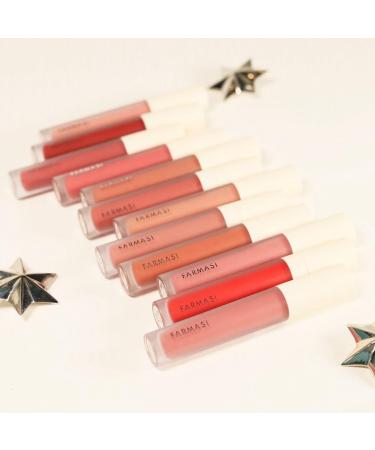 FARMASi Brave Matte Liquid Lipstick | Long-Lasting Ultra-Comfortable Organic High-Impact Color | 0.14 fl. oz | International Shipping Available - Buy Online on GoSupps.com