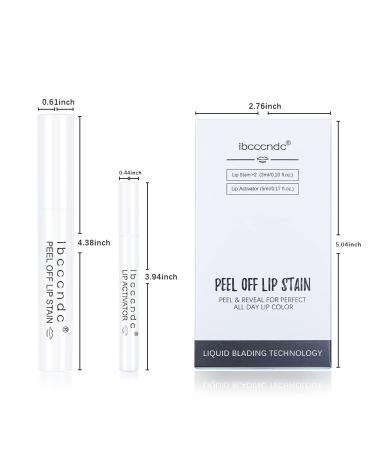 Ibcccndc Peel Off Red Lip Stain Set - Long Lasting Waterproof Liquid Lipstick Kit (Active 7&13) - Buy Online on GoSupps.com