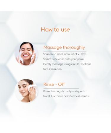 Serum Facewash 100ml with Salicylic Acid & Orange Peel - Deep Cleansing Pore Unclogging Dermatologically Tested - Buy Online on GoSupps.com