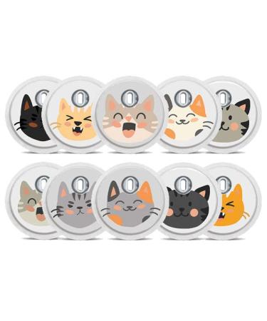 FreeStyle Libre 3 Sensor Sticker - Set of 10 "Cats" - Stickers for sensors | Diasticker
