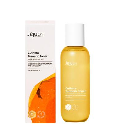 Cuthera Turmeric Essence Korean Toner 5.07 Fl Oz - Vegan Anti-Aging Hydrating Moisturizing Skincare Jeju Natural Ingredients Skin Smoothing