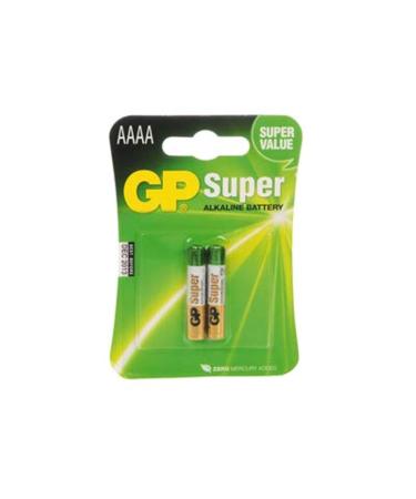 Gp Batteries 25a-c2 Pack of 2 Super Alkaline AAAA Batteries
