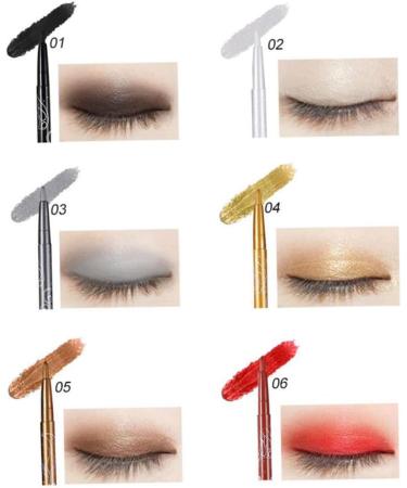  Beaupretty Beaupretty Set of 12 Eyeshadow Luster Eye Shadow Pen Easy to Control Cosmetics for Women - Buy Online on GoSupps.com