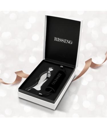 RISSING Crescent Line Gua Sha Facial Tool - Chin Lift & Manual Lymphatic Drainage for Cellulite Reduction & Skin Tightening - Buy Online on GoSupps.com