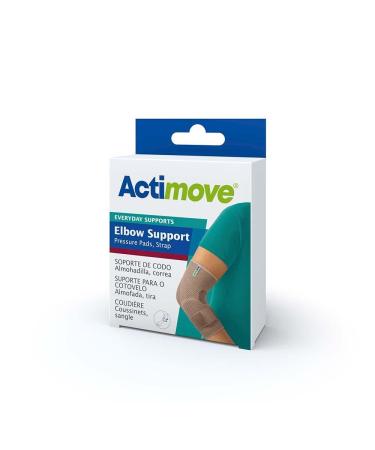 Everyday Supports Elbow Brace | Tendonitis Tennis & Golfer's Elbow Support with Pressure Pads | Arthritis Relief | Beige Small - Buy Online on GoSupps.com