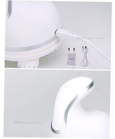 FRCOLOR 2 Pcs Electric Head Massage Brush & Scalp Massager - Relaxing White Pet Massager for International Shipping - Buy Online on GoSupps.com