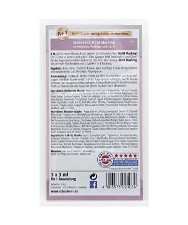 Buy Schaebens Multi Masking 3in1 - Revitalizing Face Masks for All Skin Types | International Shipping Available - Buy Online on GoSupps.com