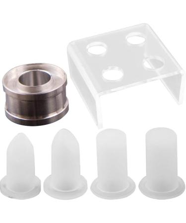 DIY Lipstick Mold Makeup Tool Kits Tube Lipstick Mold Homemade DIY Silicone Lip Balm Mold Crafts Tool Stand Balm Tube Style2 - Buy Online on GoSupps.com