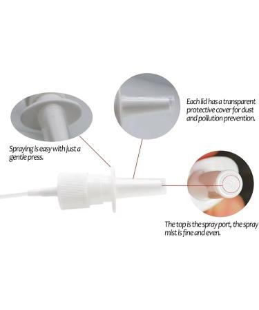 Buy Refillable Amber Glass Nasal Spray Bottles (2-Pack) | Travel-Sized Fine Mist Atomizer | 1 oz (30ml) for Saline | Reusable | International Shipping - Buy Online on GoSupps.com