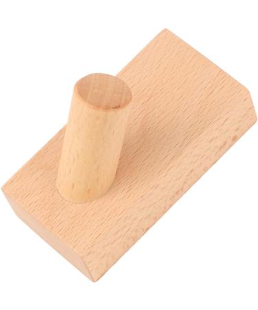 Alipis 2pcs Wooden Coat Hanger Adhensive Clothes Hook Key Storage Rack Jacket Door Back Hook Natural 8X4 cmx2pcs As Shownx2pcs - Buy Online on GoSupps.com