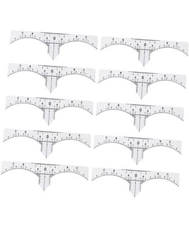 Didiseaon 10pcs Set Eyebrow Guide Eyebrow Tools Eyebrow Makeup Tools Eyebrow Stencil Template Make up - Buy Online on GoSupps.com