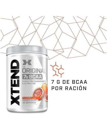 XTEND Original BCAAs Powder - Blood Orange | Food Supplement with Branched Amino Acids | 7g BCAAs + Electrolytes for Recovery - Buy Online on GoSupps.com