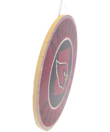 Arizona Cardinals Wooden Sign - 12 Round State Design | Fan Creations | International Shipping - Buy Online on GoSupps.com