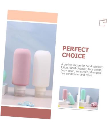 FRCOLOR Shampoo Silica gel travel s for toiletries travel size travel shampoo s travel shampoo containers squeezable silicon tubes flexible pp Miss outdoor squeeze Travel - Buy Online on GoSupps.com