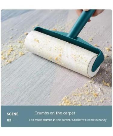 Lint Roller 16cm Wide | Removes Lint Hair & Pet Hair | Includes 60 Sheet Refill | Perfect for Clothing & Upholstery | Shop Internationally - Buy Online on GoSupps.com