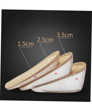 Mobestech Height Boosting Shoe Inserts - 6 Pairs Gel Heel Insoles for Men & Women - Invisible Lift for High Heels & Boots - Buy Online on GoSupps.com