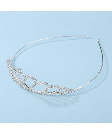 Buy Wiwpar Crystal Rhinestone Headband | Silver Princess Headpiece for Women & Girls | Perfect Wedding & Birthday Gift - Buy Online on GoSupps.com