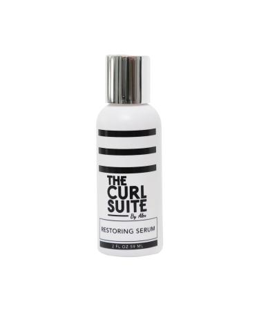Curly Hair Serum - For Frizzy Damaged Hair & Hair Growth - With Cocoa & Buriti Extract - For Women Men & Kids (2 Fl Oz.)