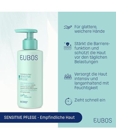 Eubos I Sensitive Care Hand Repair & Protection 150 ml - Dermatologically Tested for Sensitive Skin - Best Hand Cream for Repair & Hydration - Buy Online on GoSupps.com