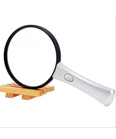 Portable Magnifier Dual HD Lens 3X 6X Amplification 2 LED Lamp Handheld Reading Magnifier 90mm Magnifier Full of Stars - Buy Online on GoSupps.com