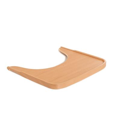 Hauck Alpha+ Wooden Tray Natural - FSC Sustainable Certified Beechwood Elevated Highchair Tray Easy to Clean