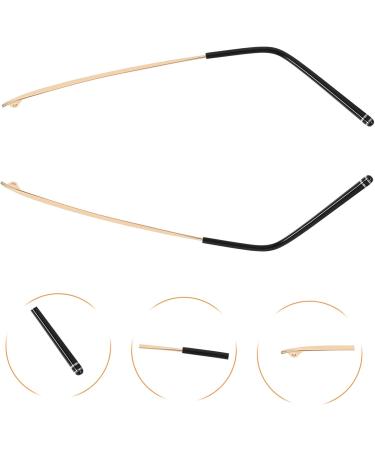 Buy Wofashpuret Glasses Replacement Parts | Universal Metal Arms & Legs Repair Set - Golden 13.20x0.30cm - Buy Online on GoSupps.com