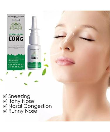 OnNature Organic Herbal Lung Cleanse & Repair Nasal Spray pro Herbal Spray Cleansing Lung Organic Herbal Lung Cleanse Repair Nasal Spray OnNature Lung Cleanse Nasal Spray (2pcs) - Buy Online on GoSupps.com
