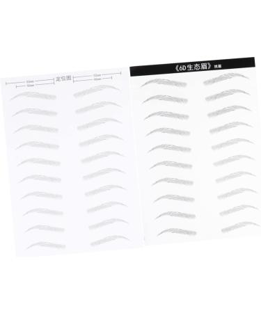 Ipetboom 4 Sheets Pairs Bionic Eyebrow Hair- Authentic Eyebrows Simulation Eyebrow Patch Water Proof 3d 21x15cmx2pcs As Shownx2pcs - Buy Online on GoSupps.com