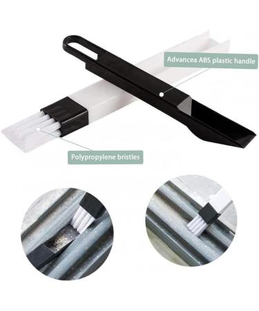 qazaa 12-Piece Cleaning Brush Set Hand-Held Space Window Rail Cleaning Brush to Quickly Clean All Corners and Space Easy Install Easy to Use - Buy Online on GoSupps.com