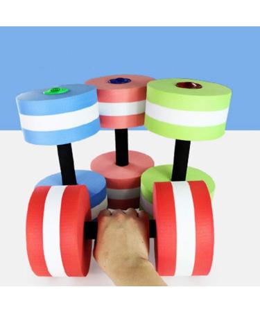 BESPORTBLE 2pcs Water Dumbbells Aquatic Exercise Dumbell Water Aerobic Exercise Foam Dumbbells Pool Resistance Water Fitness Equipments for Swimming Water Yoga Rosy - Buy Online on GoSupps.com