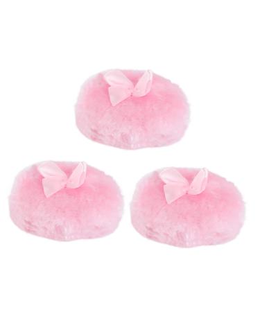 FOMIYES 3pc Powder Makeup Baby Puff Makeup Puffs Large Powder Puff Powder Puff for Baby Talcum Powder Puff Hair Puff Infant Powder Puff Cosmetic Prickly Heat Puff Foundation Dry Puff