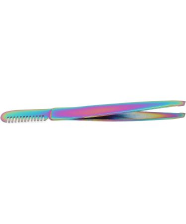 Stainless Steel Eyebrow Tweezers - Dual Head Precision Clamping & Multifunctional Eyebrow Trimming Tool - International Shipping Available - Buy Online on GoSupps.com