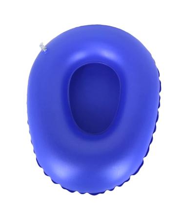 Portable Air Bedpan Inflatable Cushions Potty Washable Air Inflation Bed Pans for Home Hospital Elderly Bedridden Females Inflatable Stool Toilet Nursing Toilet