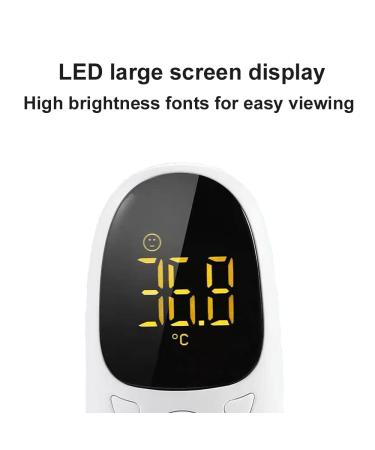 FONCBIEN Ear Thermometer Accuracy Ear Thermometer for children and Adults Digital Display Infrared Baby Thermometer with Fever Alarm Memory Function Instant Reading - Buy Online on GoSupps.com