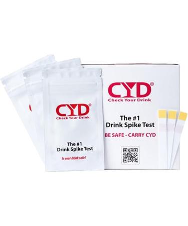 CYD Check Your Drink - 50 Test Strips for Ketamine & GHB Detection | Safe Drinking Solutions Worldwide - Buy Online on GoSupps.com