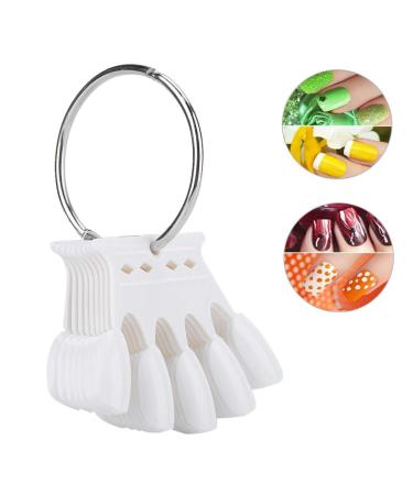 50 Nail Art Exercise Tips - 4 Color Display Mani Polier Gel Polish Sticks | Perfect Nail Color Card Tool - Buy Online on GoSupps.com