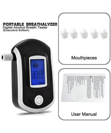 Digital Alcohol Breath Tester - Portable Breathalyzer for Accurate Results - Buy Online on GoSupps.com