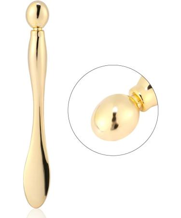 GYZOUKA 1pc Gold Eye Cream Massage Stick Eye Massager with Makeup Tools Zinc Alloy Material for Eye Fatigue Relief Mini Design - Buy Online on GoSupps.com