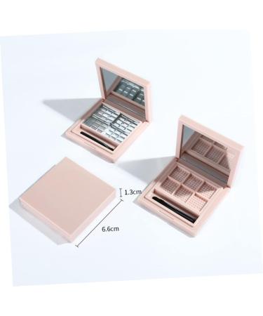 HAPINARY 2pcs Empty Eye Shadow Pallet Makeup Pallette Makeup Highlighter Empty Eyeshadow Dish - Buy Online on GoSupps.com