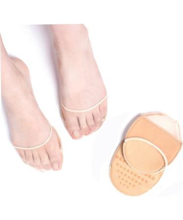 FRCOLOR High Heel Forefoot Pads - Cushioned Half Insoles for Comfort | Khaki Medium - Perfect for Shoes - Buy Online on GoSupps.com
