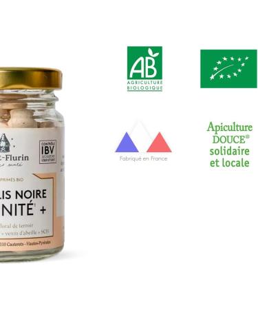 Ballot-Flurin - Black Propolis Tablets Immunity BIO - Made in France - Glass jar - 120 tablets - Buy Online on GoSupps.com