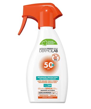 Dermolab - Face and body sunscreen lotion very high protection SPF 50+ water resistant 250 ml