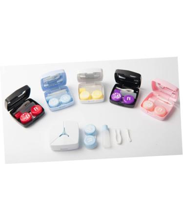 Solustrie Contact Lens Case Set - Portable Mini Holder for Lens Storage | Travel-Friendly Container - Buy Online on GoSupps.com