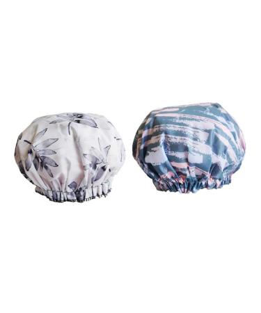 Healeved La Hats for Women - 2pcs Fluffy Shower Caps Bath Cap for Girls and Women - Hair Protective Head Cover for Showering and Swimming - Buy Online on GoSupps.com